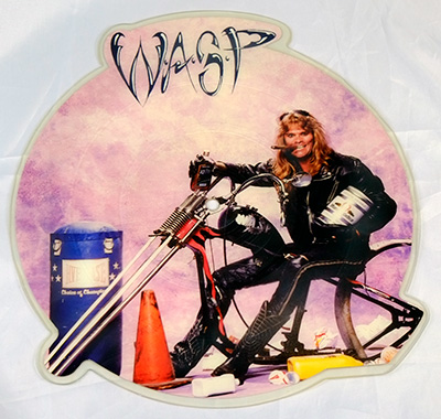 W.A.S.P - Mean Man Shaped Disc Picture Disc album front cover vinyl record